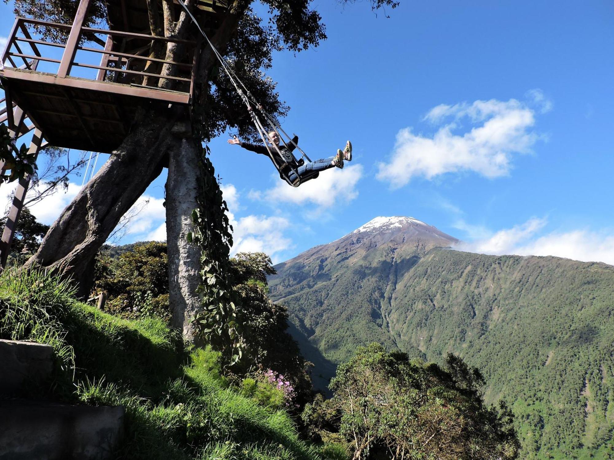 Casa Vista Hermosa Banos  Bagian luar foto